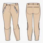 brown knee-length breeches image